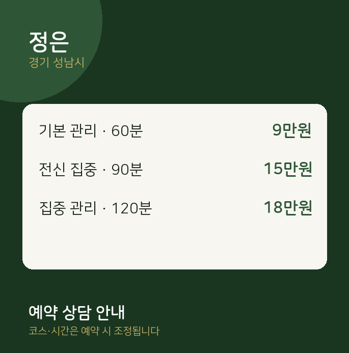 성남시 건식 정은