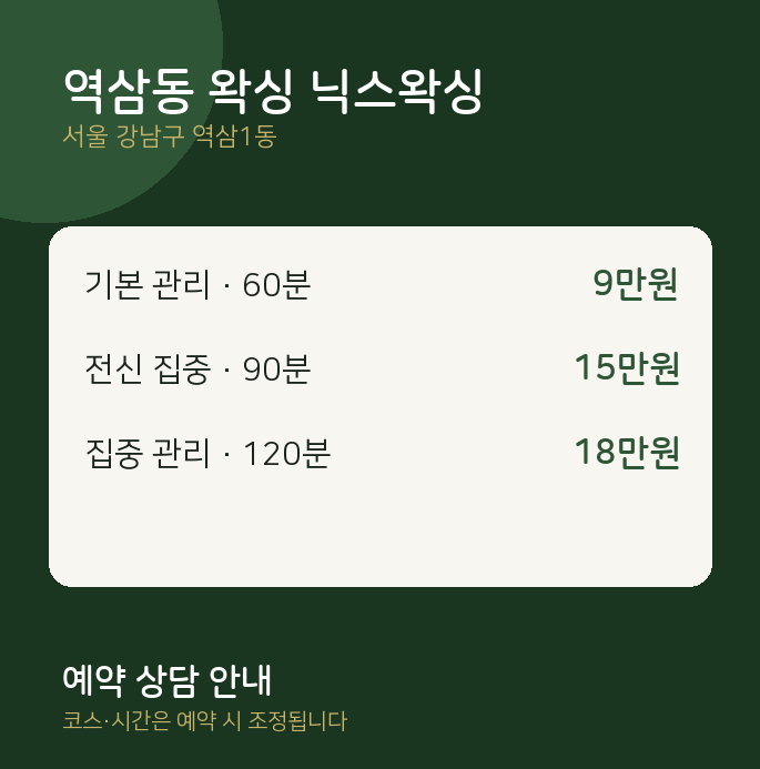 역삼1동 왁싱 역삼동 왁싱 닉스왁싱
