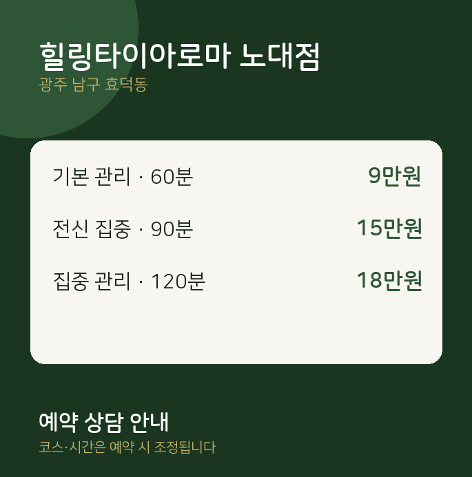 효덕동 타이 힐링타이아로마 노대점