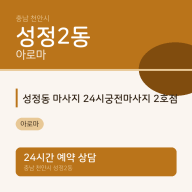 성정2동 아로마 성정동 마사지 24시궁전마사지 2호점